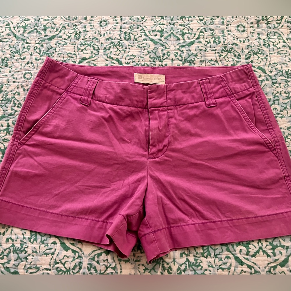GAP High Waist Purple Shorts Cotton Blend
